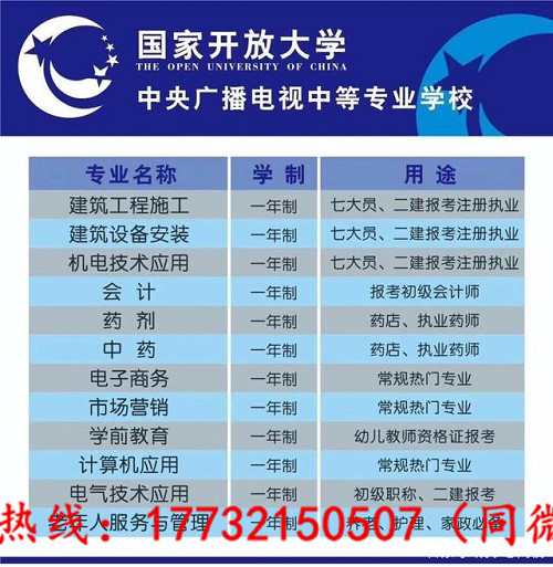 電大中專自己怎么報名？